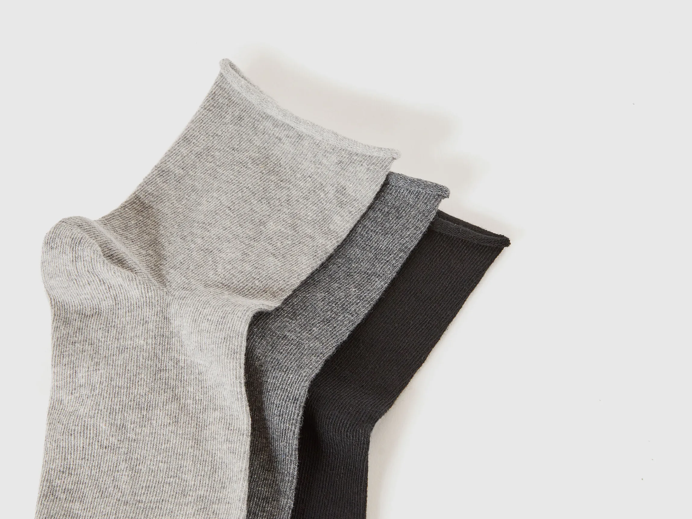 Three pairs of short socks