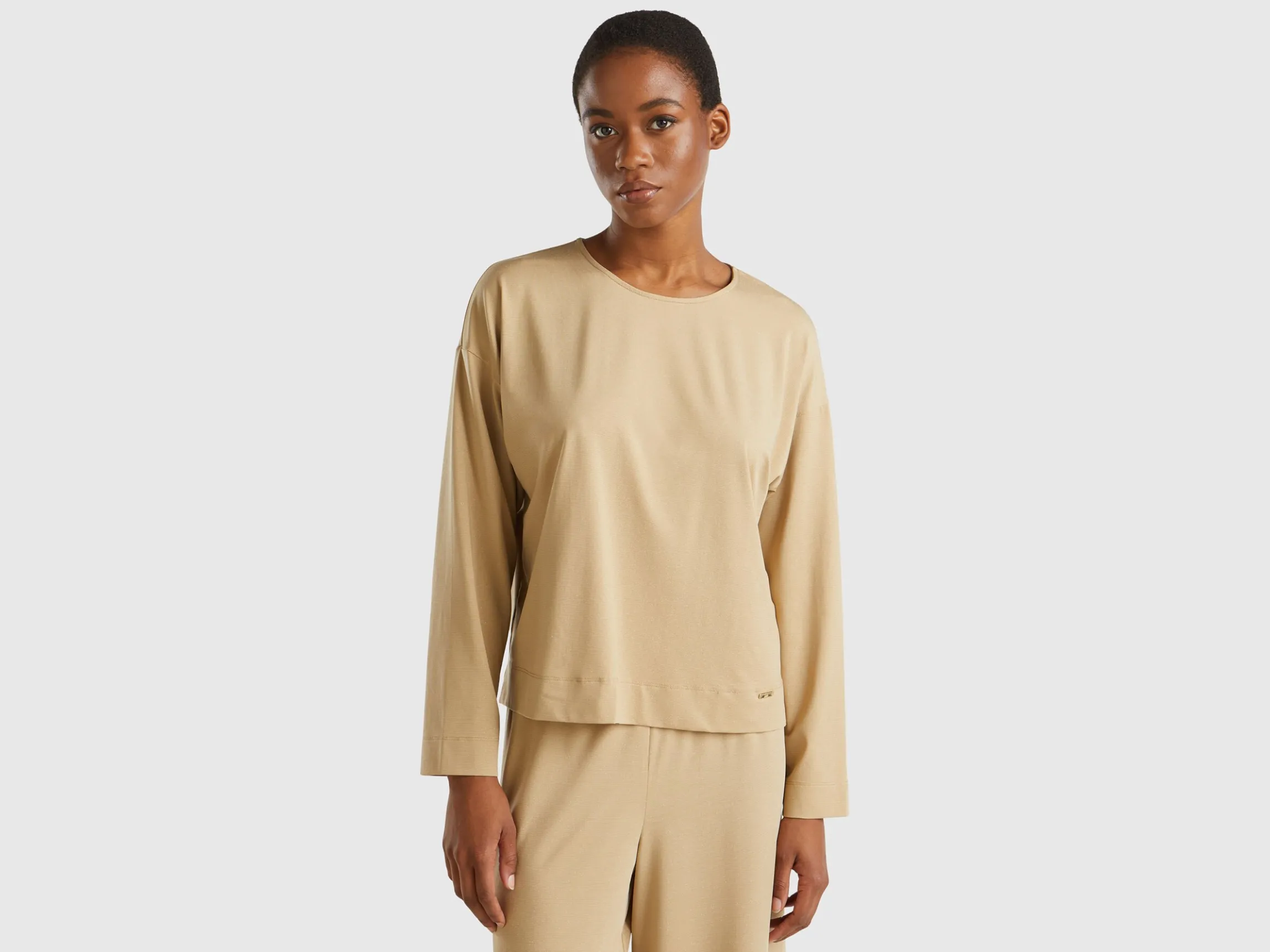 Top with lurex