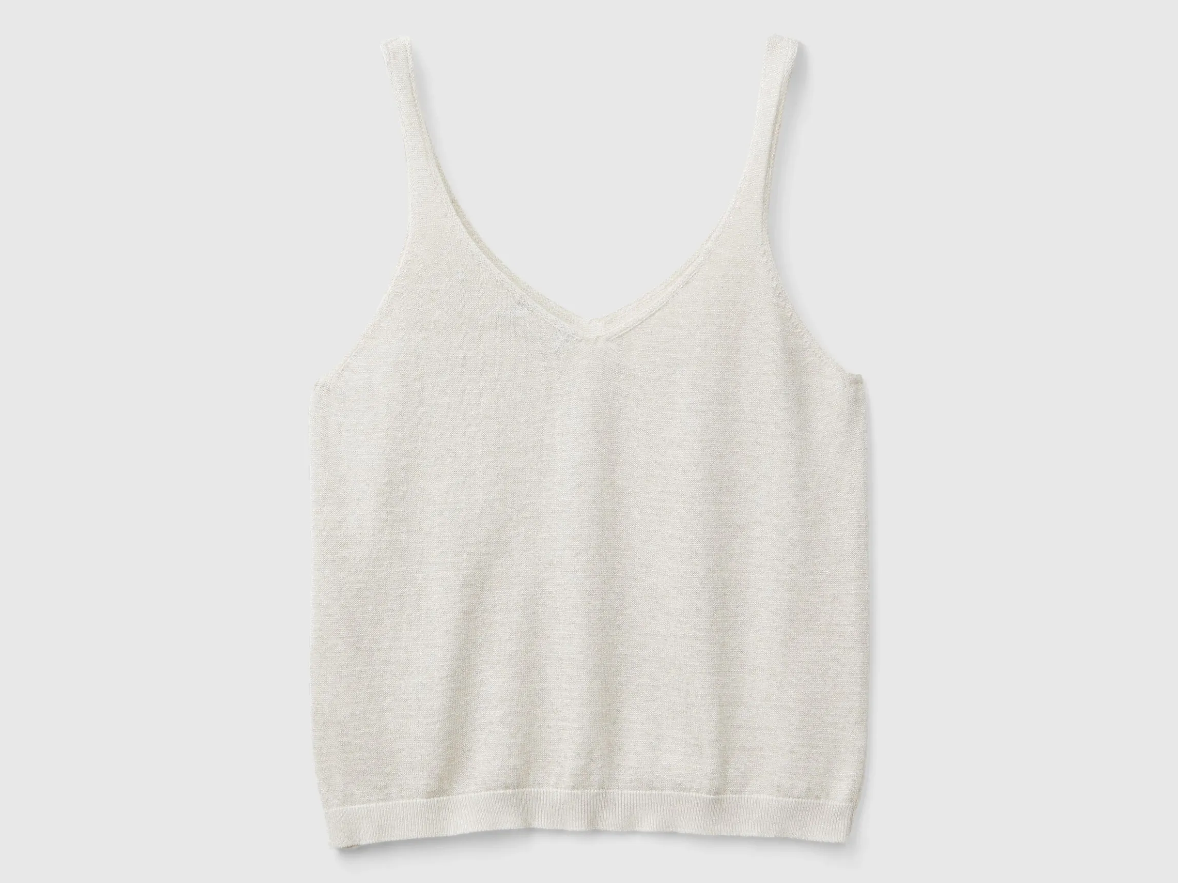 Top with V-neck and lurex