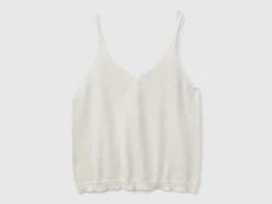 Top with V-neck and lurex