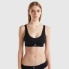 Triangle bra in recycled nylon blend