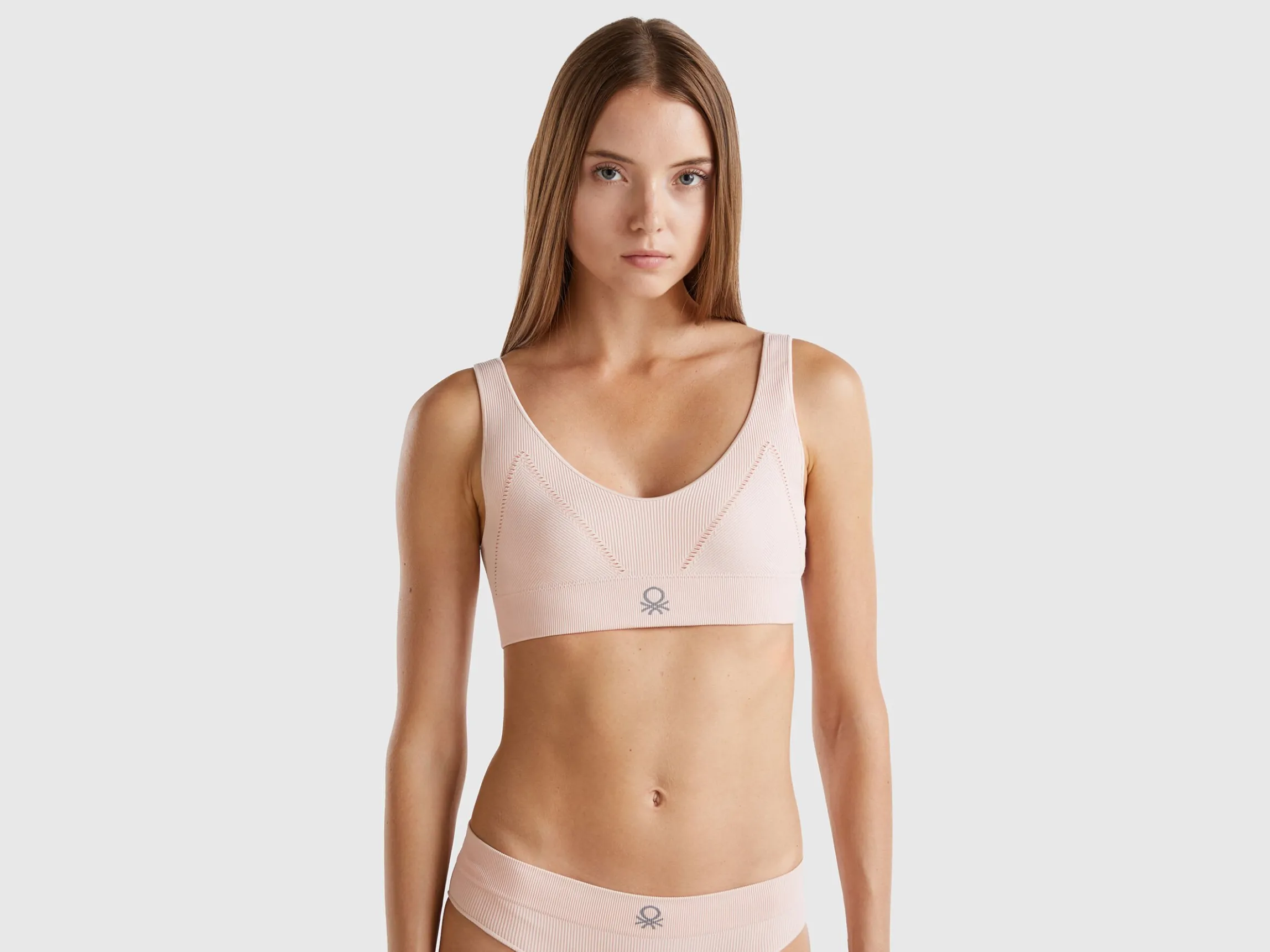 Triangle bra in recycled nylon blend