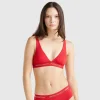 Triangle bra in stretch cotton