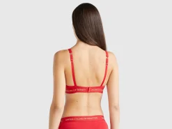 Triangle bra in stretch cotton