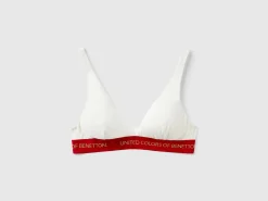 Triangle bra in stretch cotton