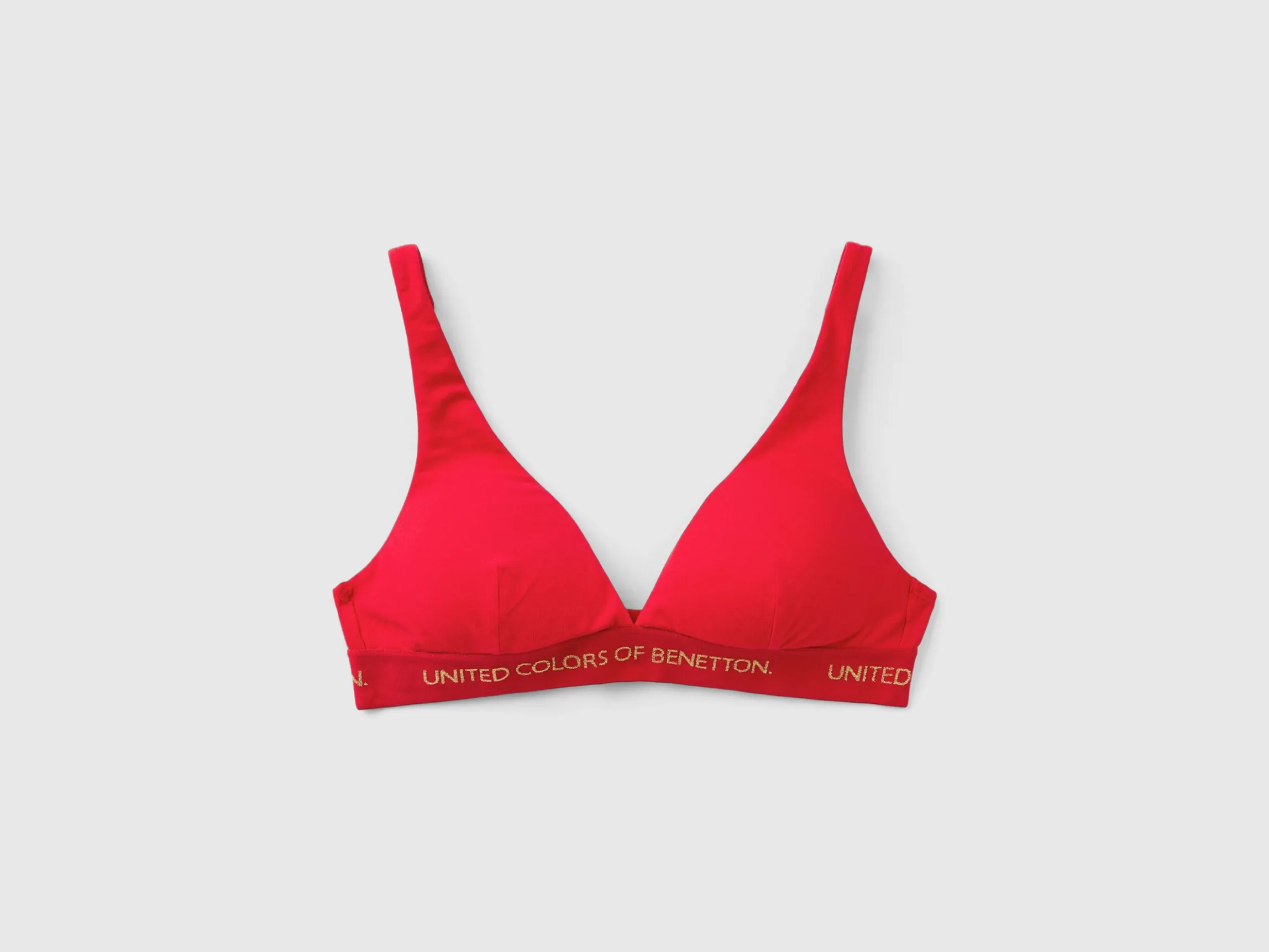 Triangle bra in stretch cotton