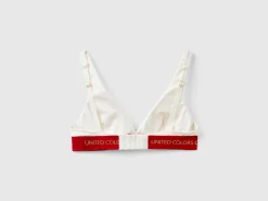 Triangle bra in stretch cotton