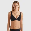 Triangle bra in stretch organic cotton