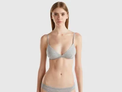 Triangle bra in stretch organic cotton