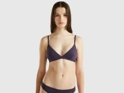 Triangle bra in stretch organic cotton