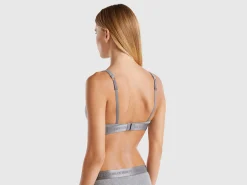 Triangle bra in stretch organic cotton