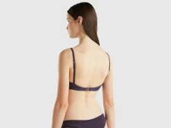 Triangle bra in stretch organic cotton