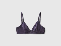 Triangle bra in stretch organic cotton