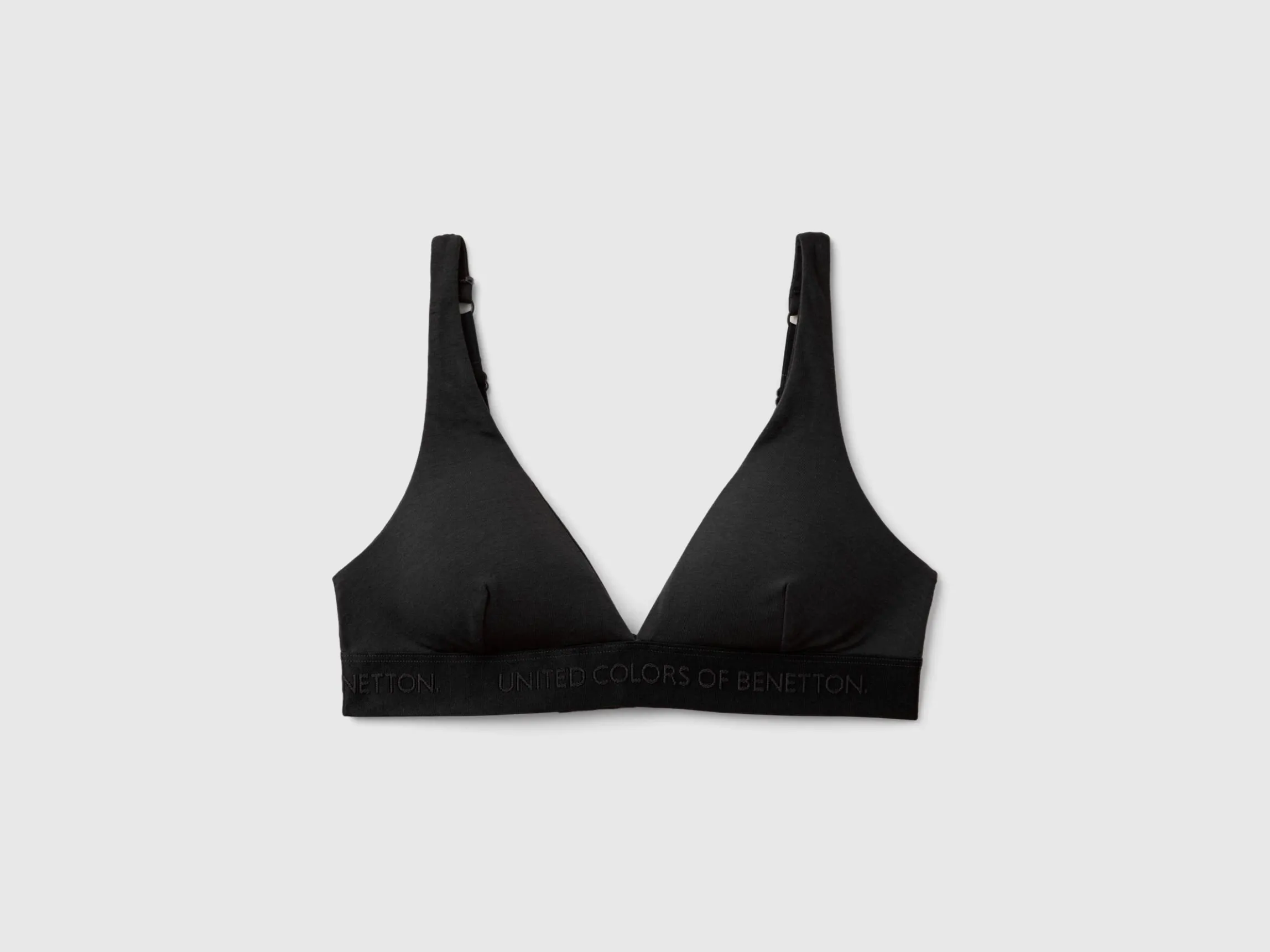Triangle bra in stretch organic cotton