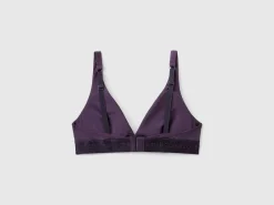 Triangle bra in stretch organic cotton
