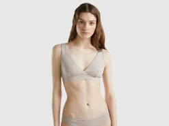 Triangle bra in super stretch organic cotton