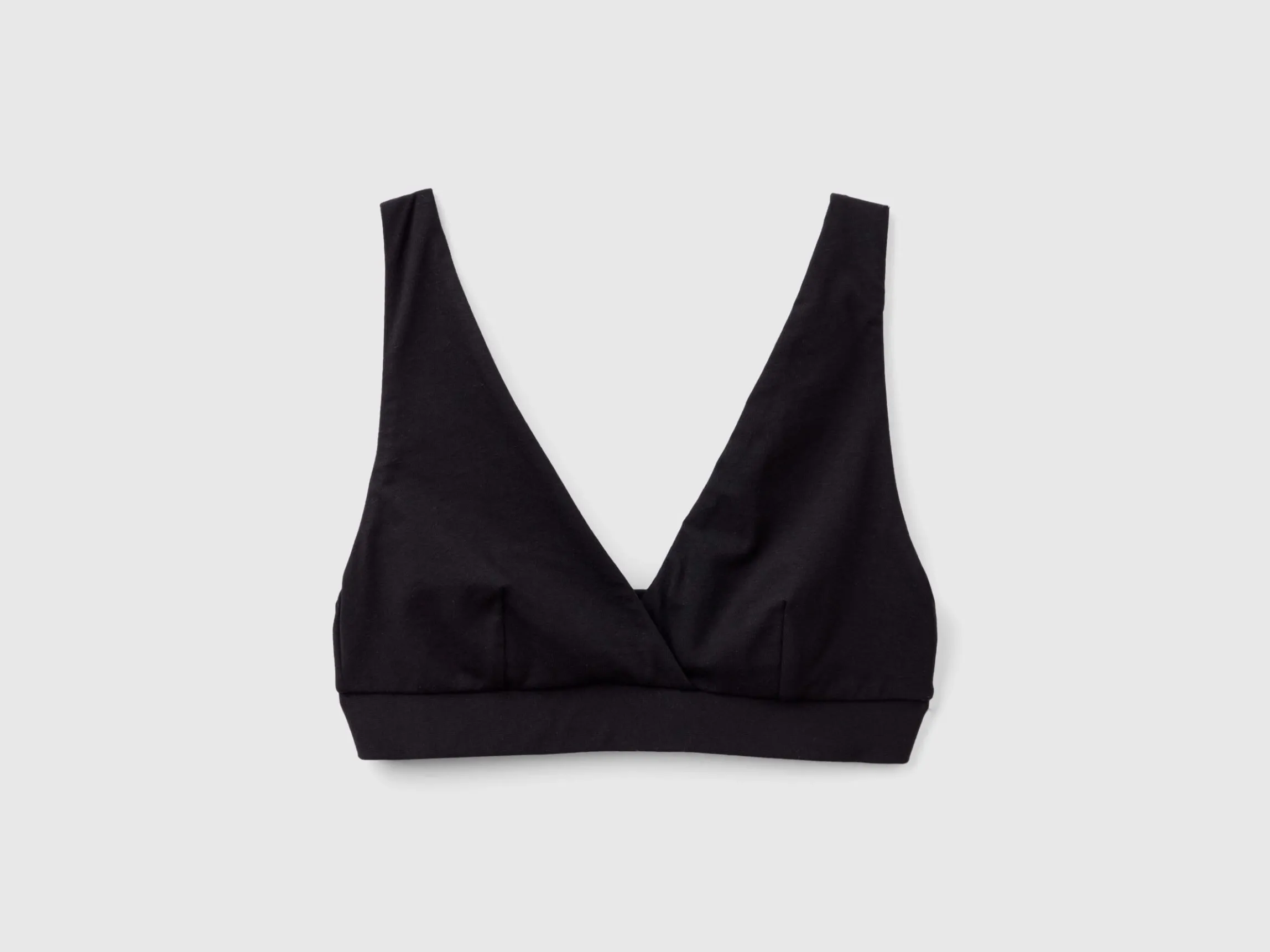 Triangle bra in super stretch organic cotton
