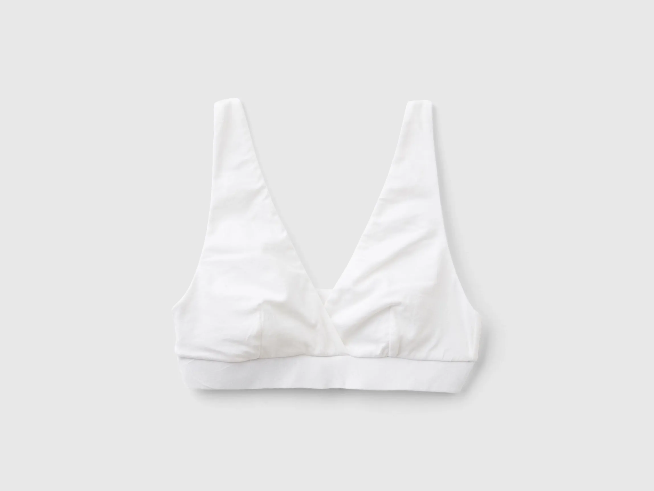 Triangle bra in super stretch organic cotton