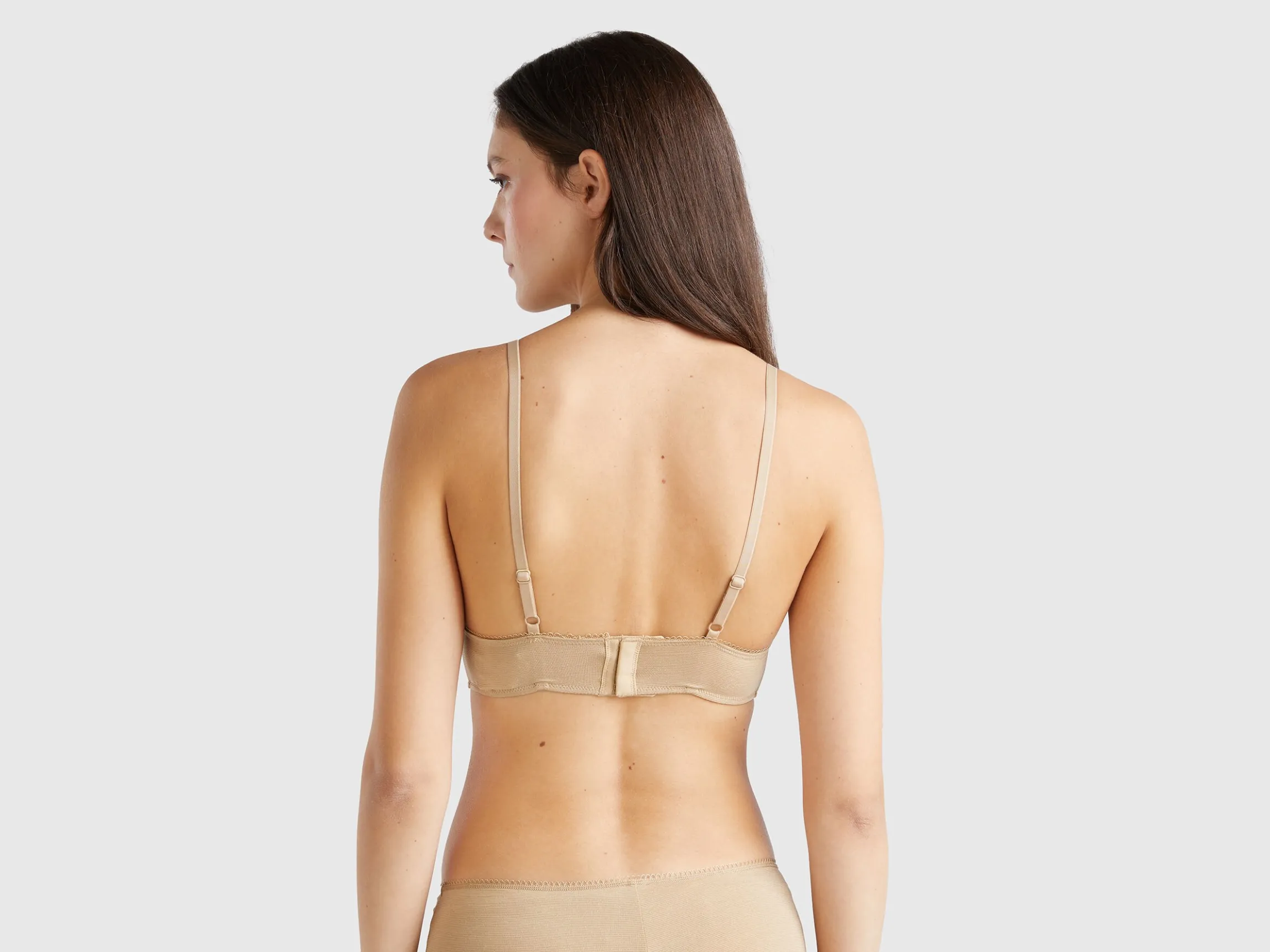 Triangle bra with lurex