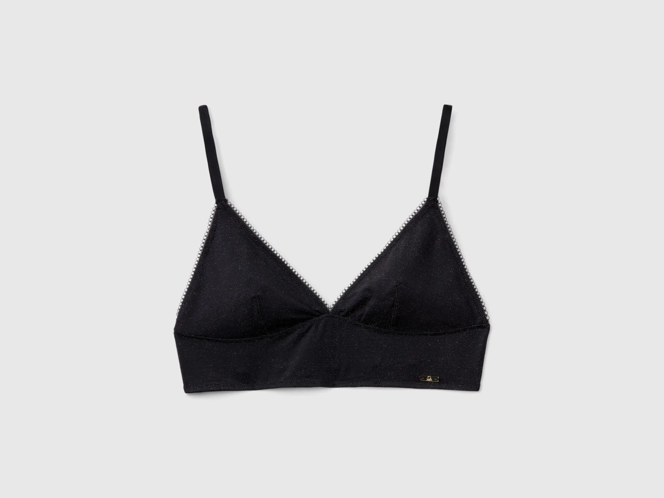 Triangle bra with lurex