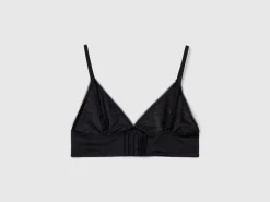 Triangle bra with lurex