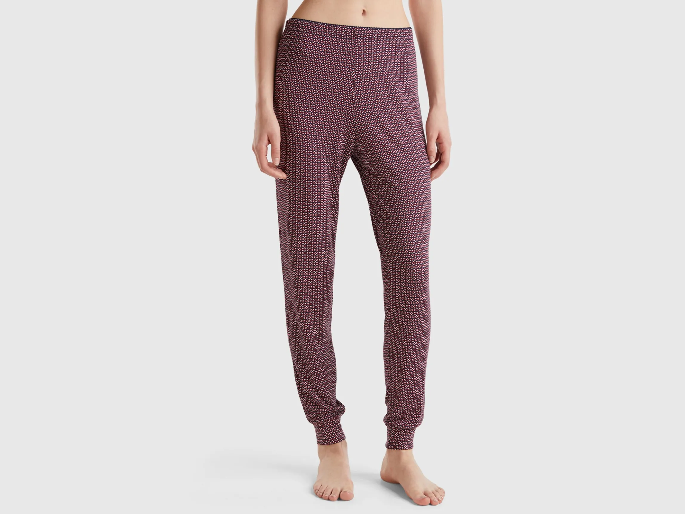 Trousers in stretch viscose