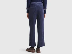 Trousers in corduroy