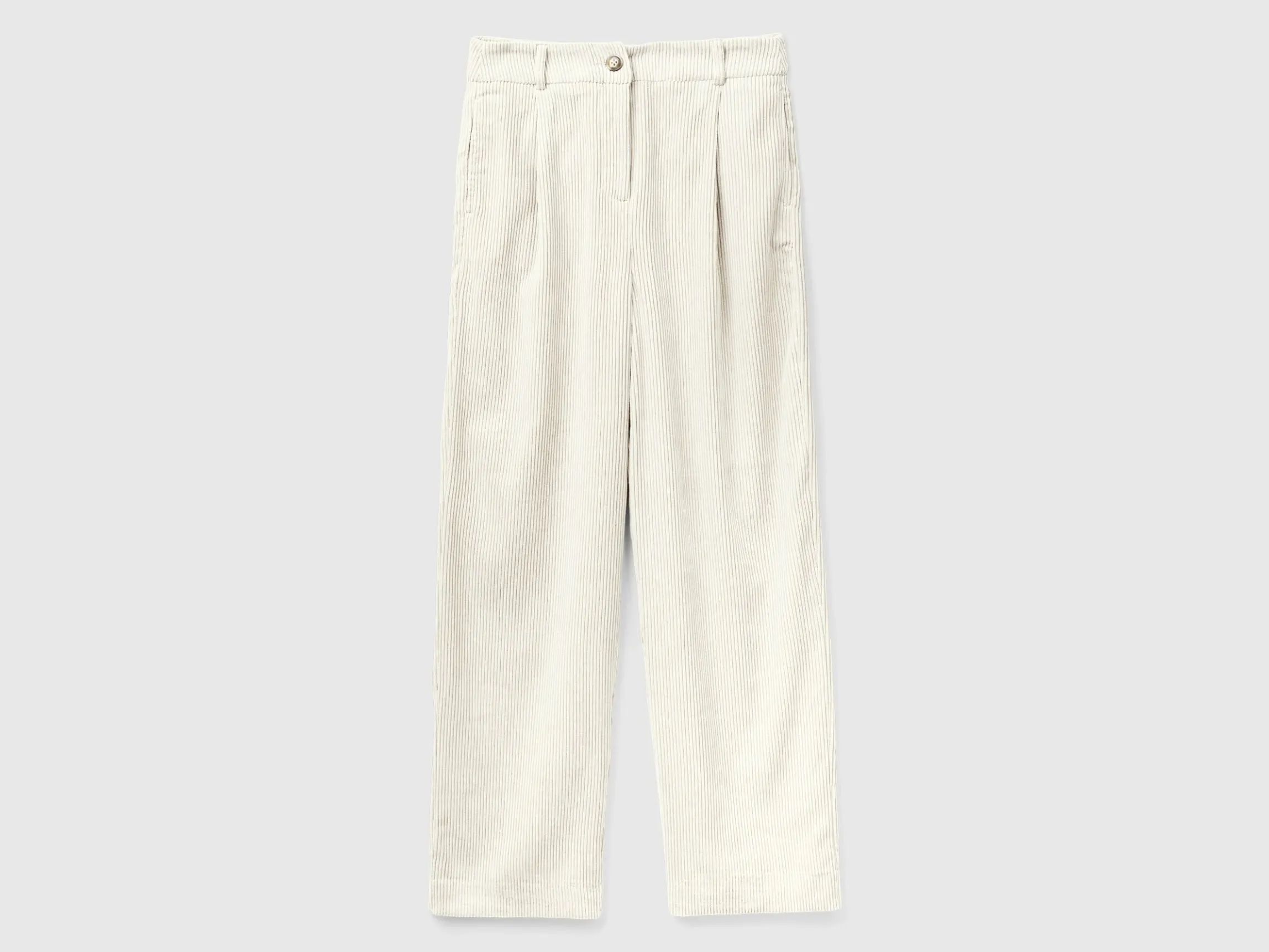 Trousers in corduroy