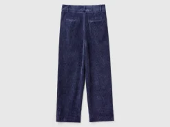 Trousers in corduroy