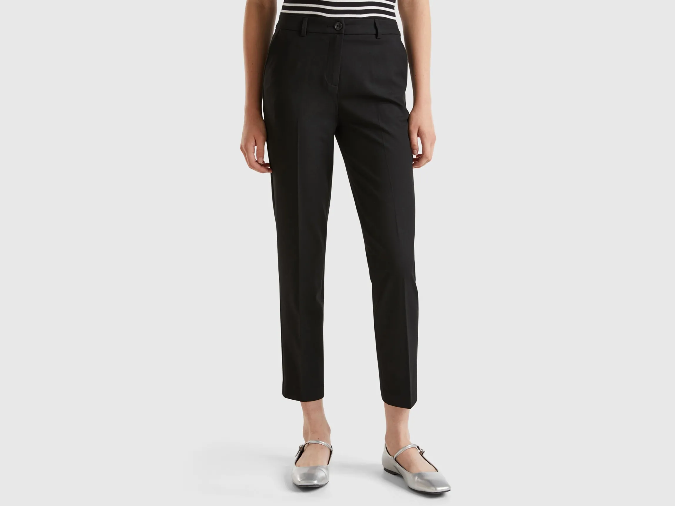 Trousers in fabric
