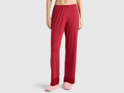 Trousers in Modal® and silk