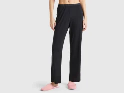 Trousers in Modal® and silk