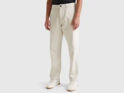 Trousers in pure cotton