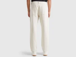 Trousers in pure cotton