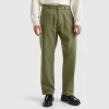Trousers in pure linen