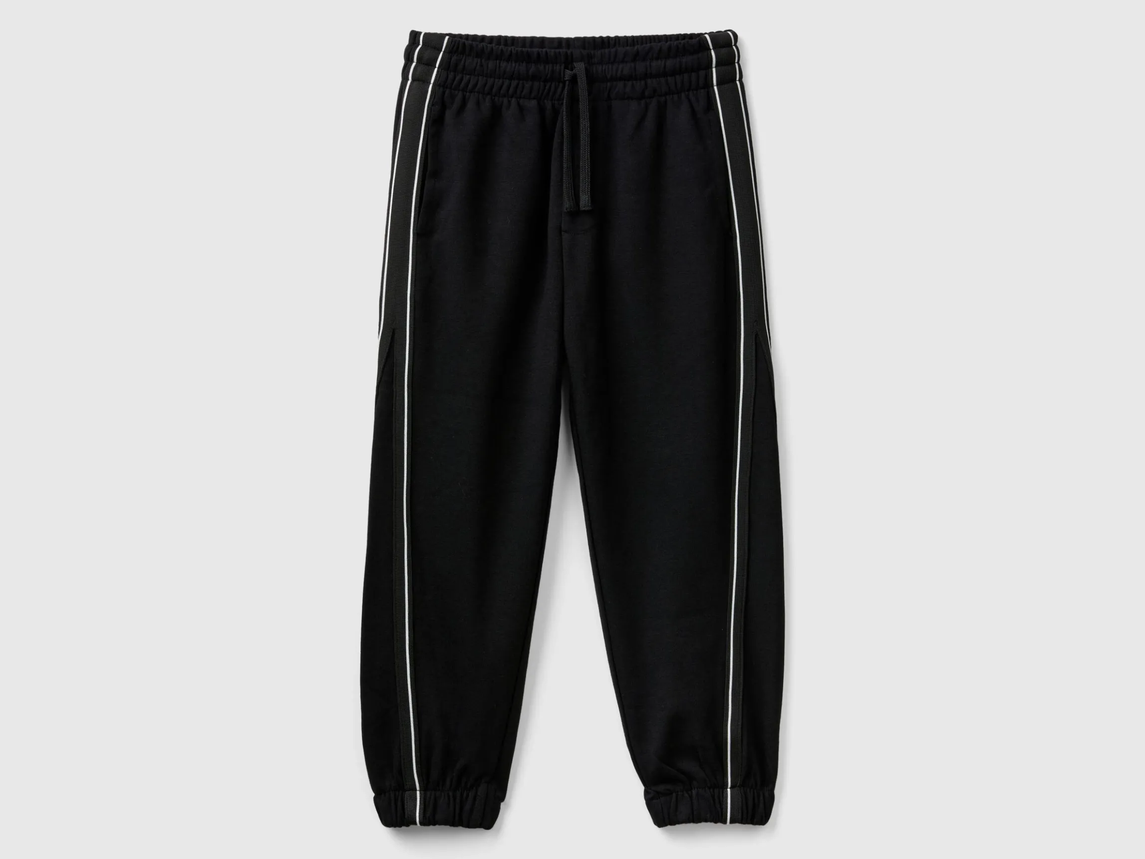 Trousers in stretch cotton blend