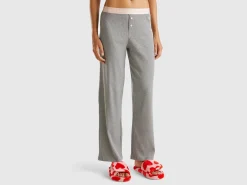 Trousers in stretch cotton blend