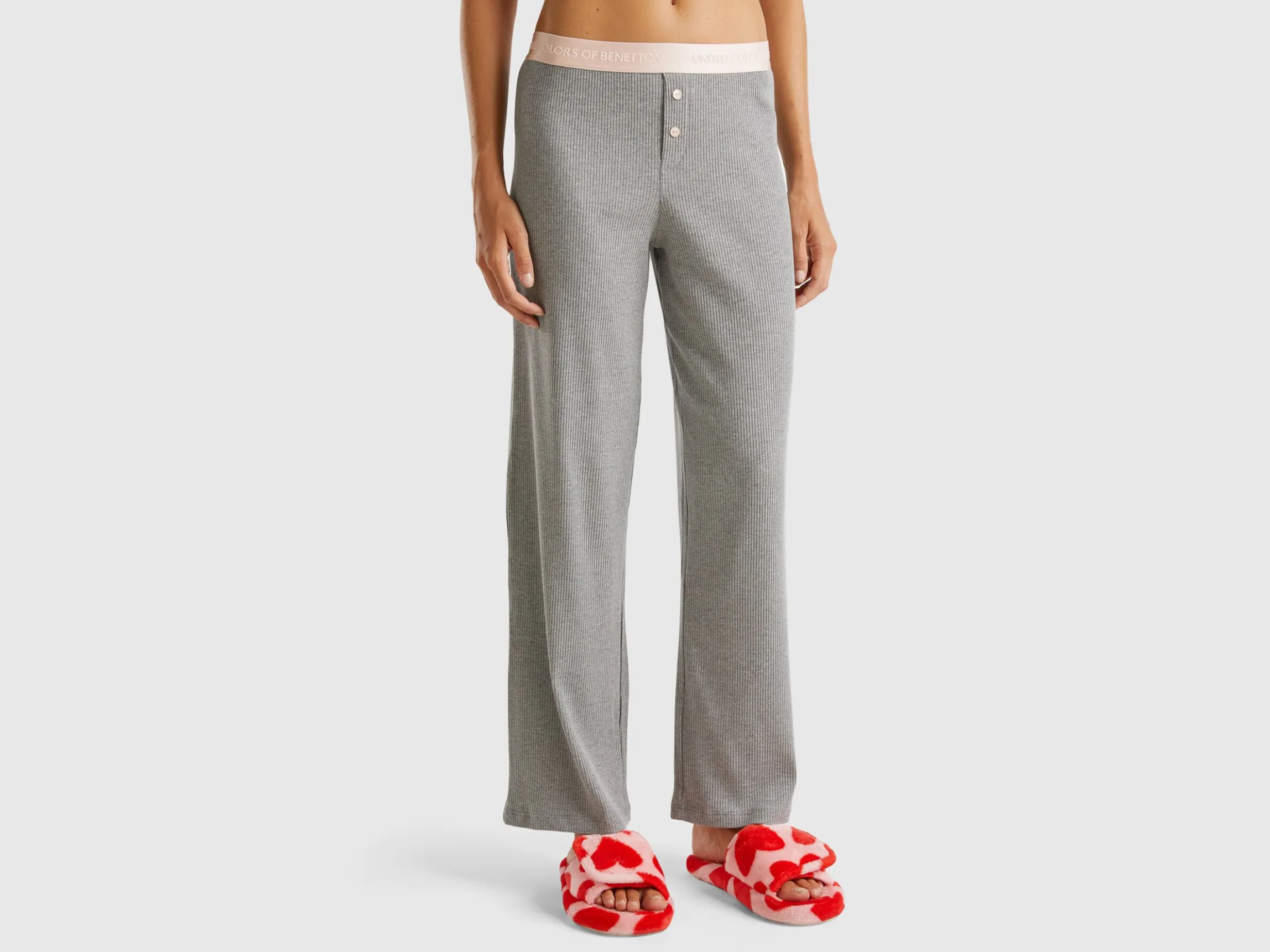 Trousers in stretch cotton blend