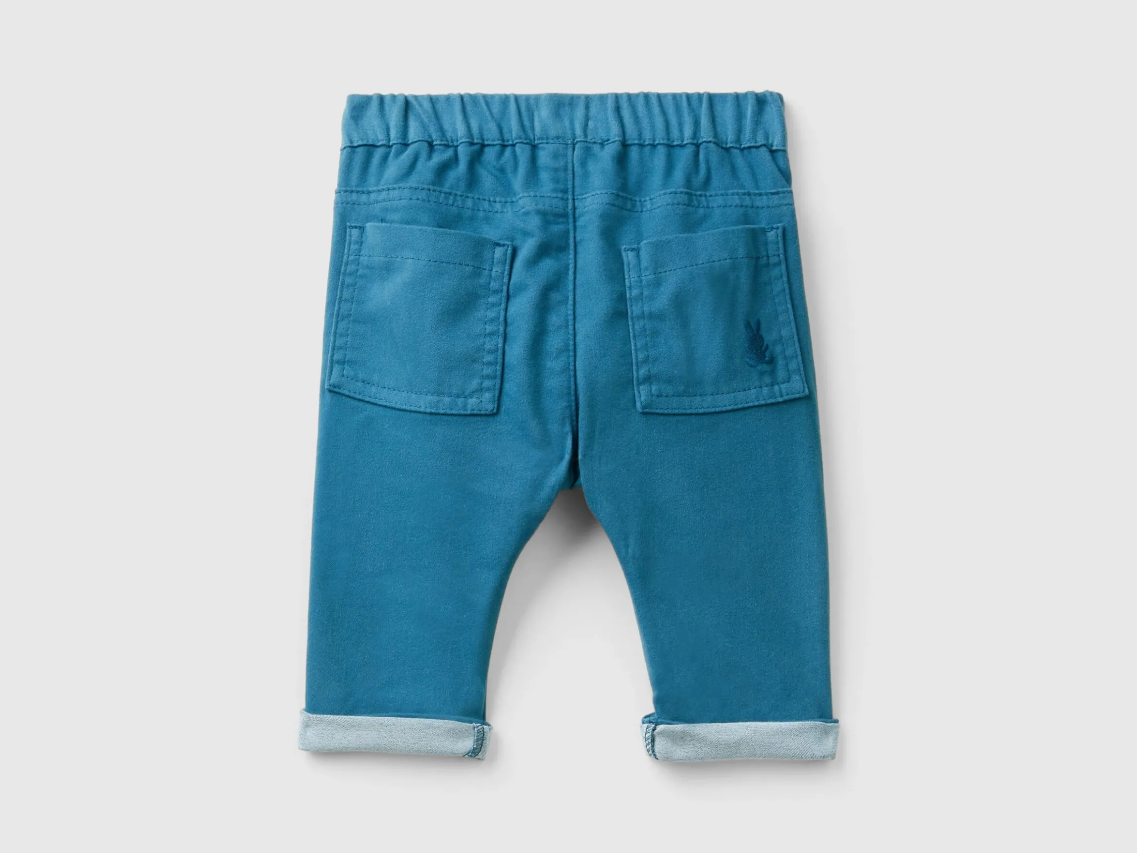 Trousers in stretch cotton blend