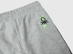 Trousers in stretch cotton blend
