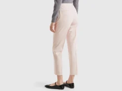 Trousers in stretch viscose blend
