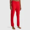 Trousers in warm stretch cotton