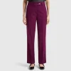 Trousers in wool and viscose blend