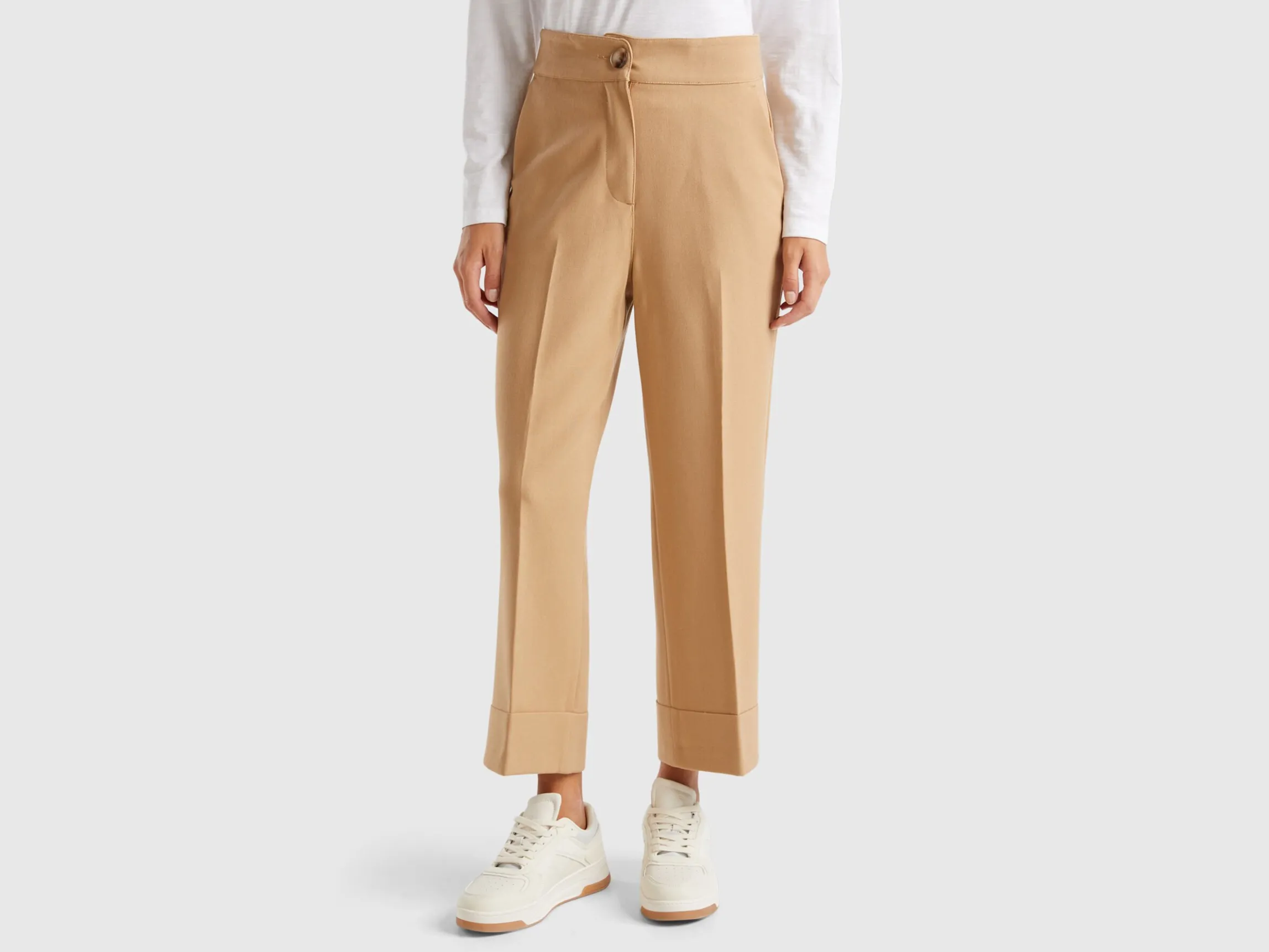 Trousers with cuffs