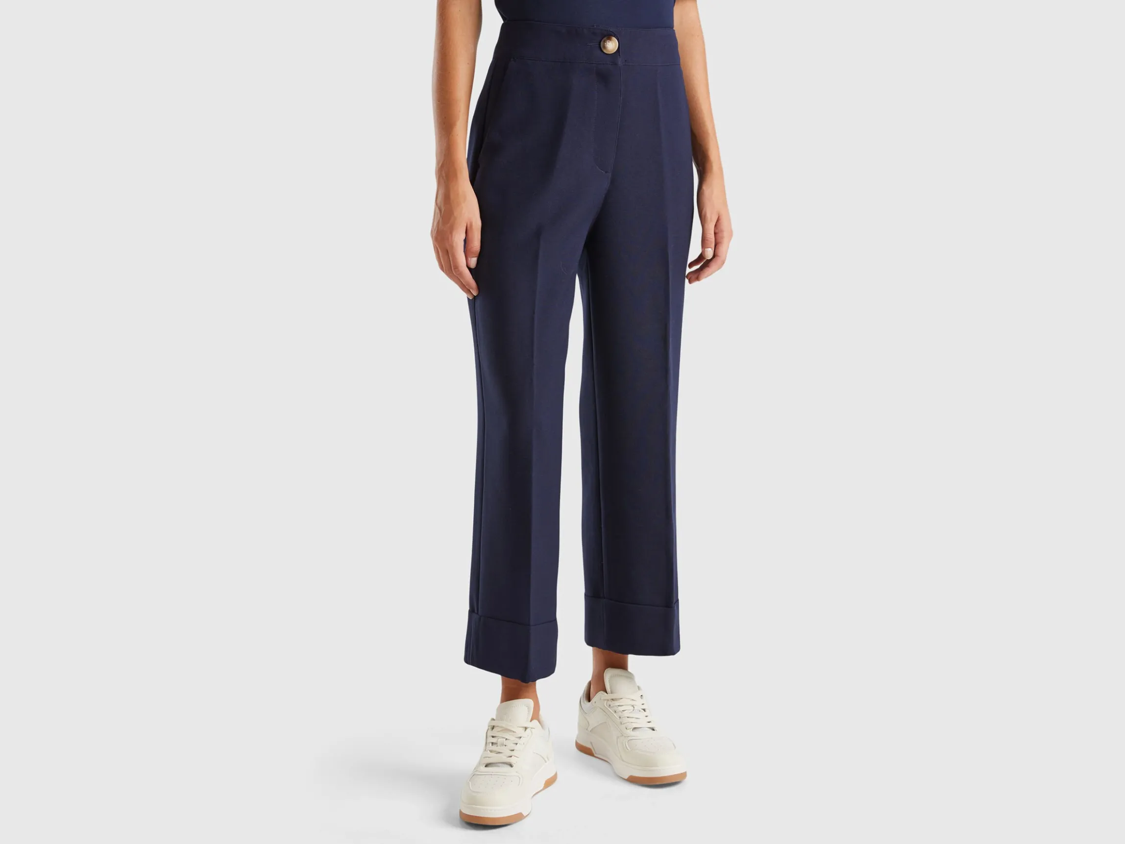 Trousers with cuffs