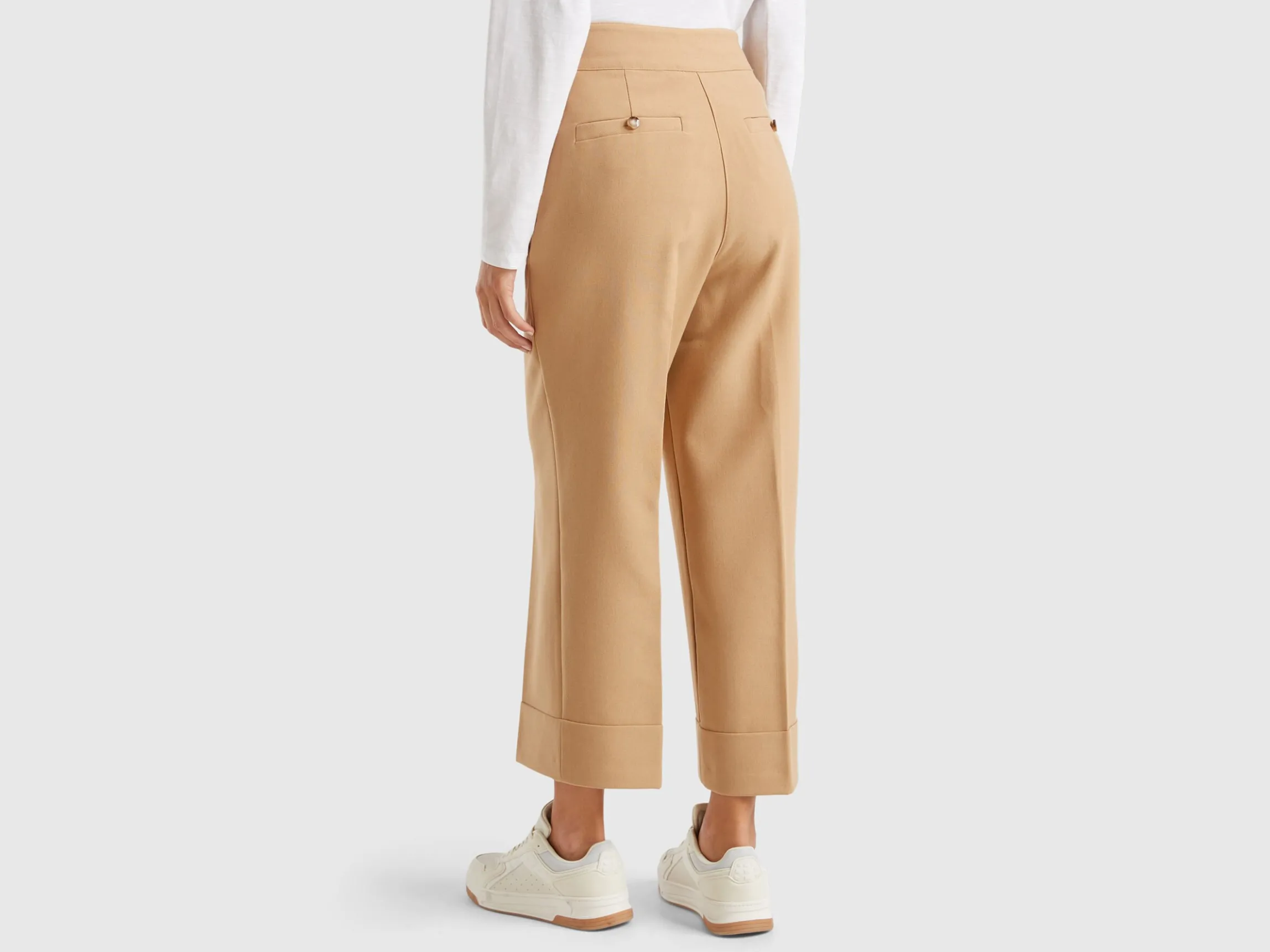 Trousers with cuffs