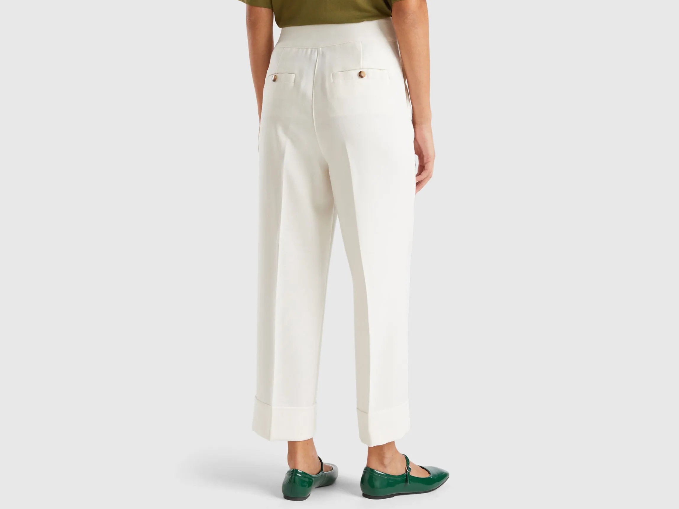 Trousers with cuffs