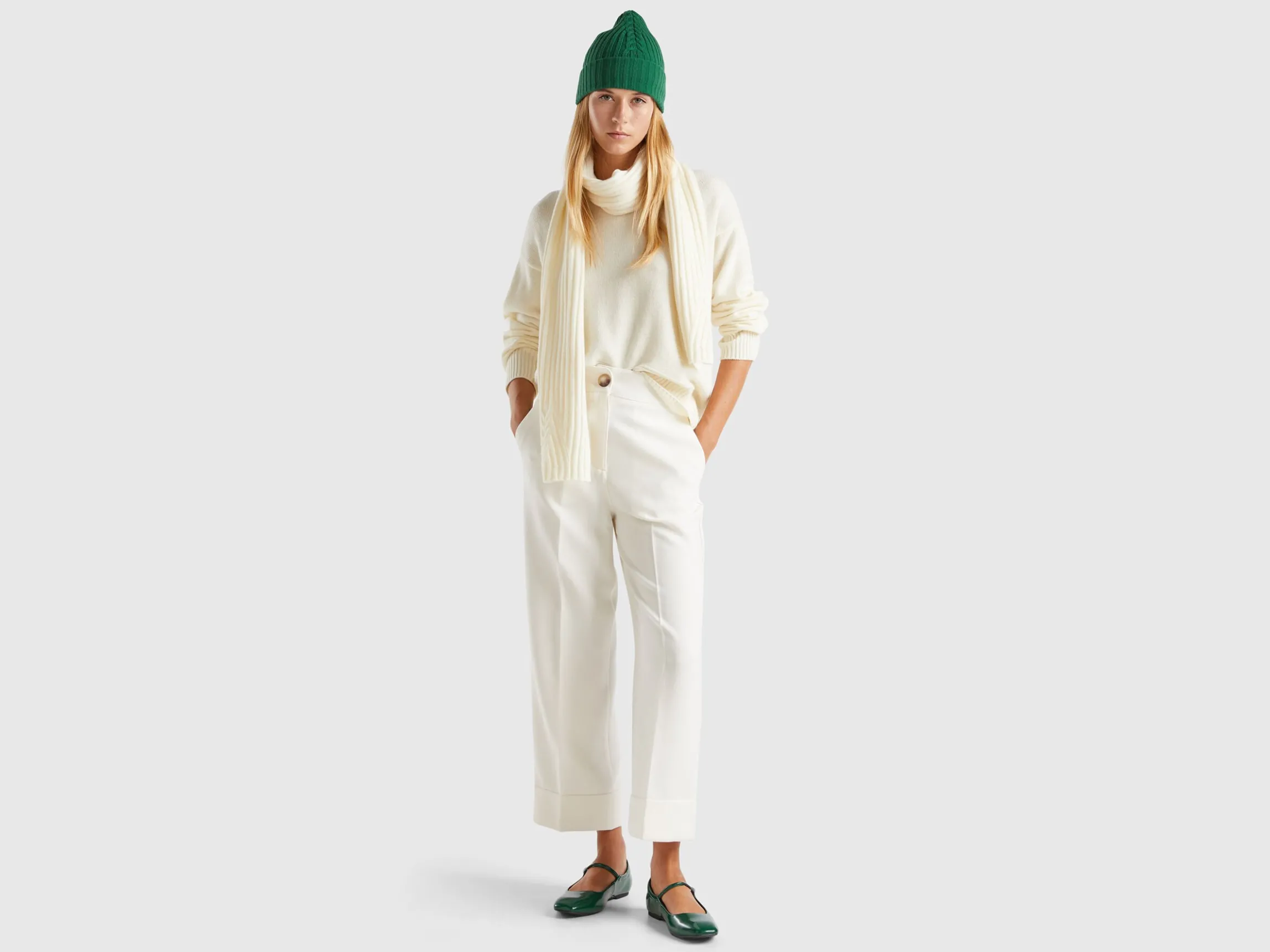 Trousers with cuffs