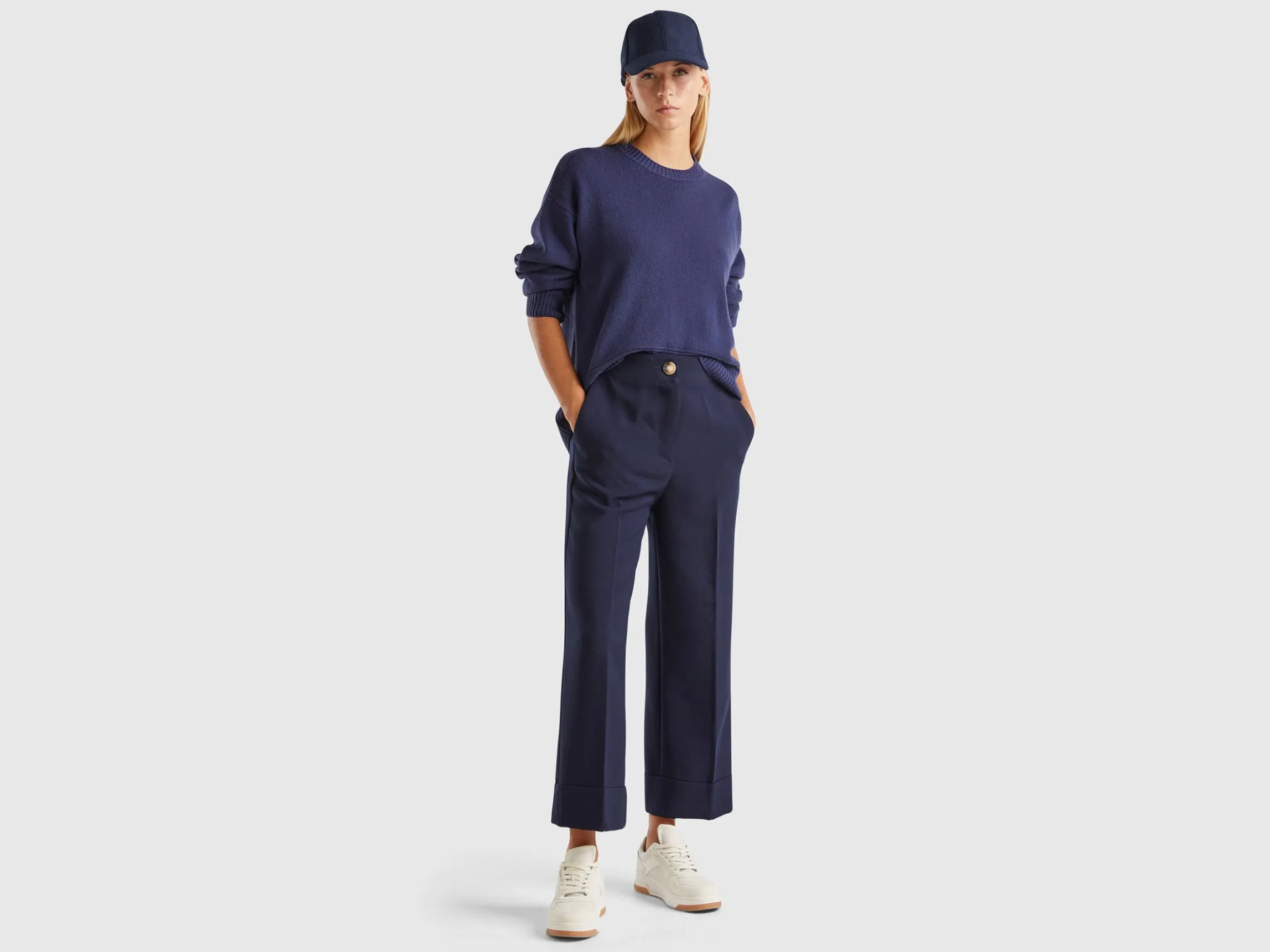 Trousers with cuffs