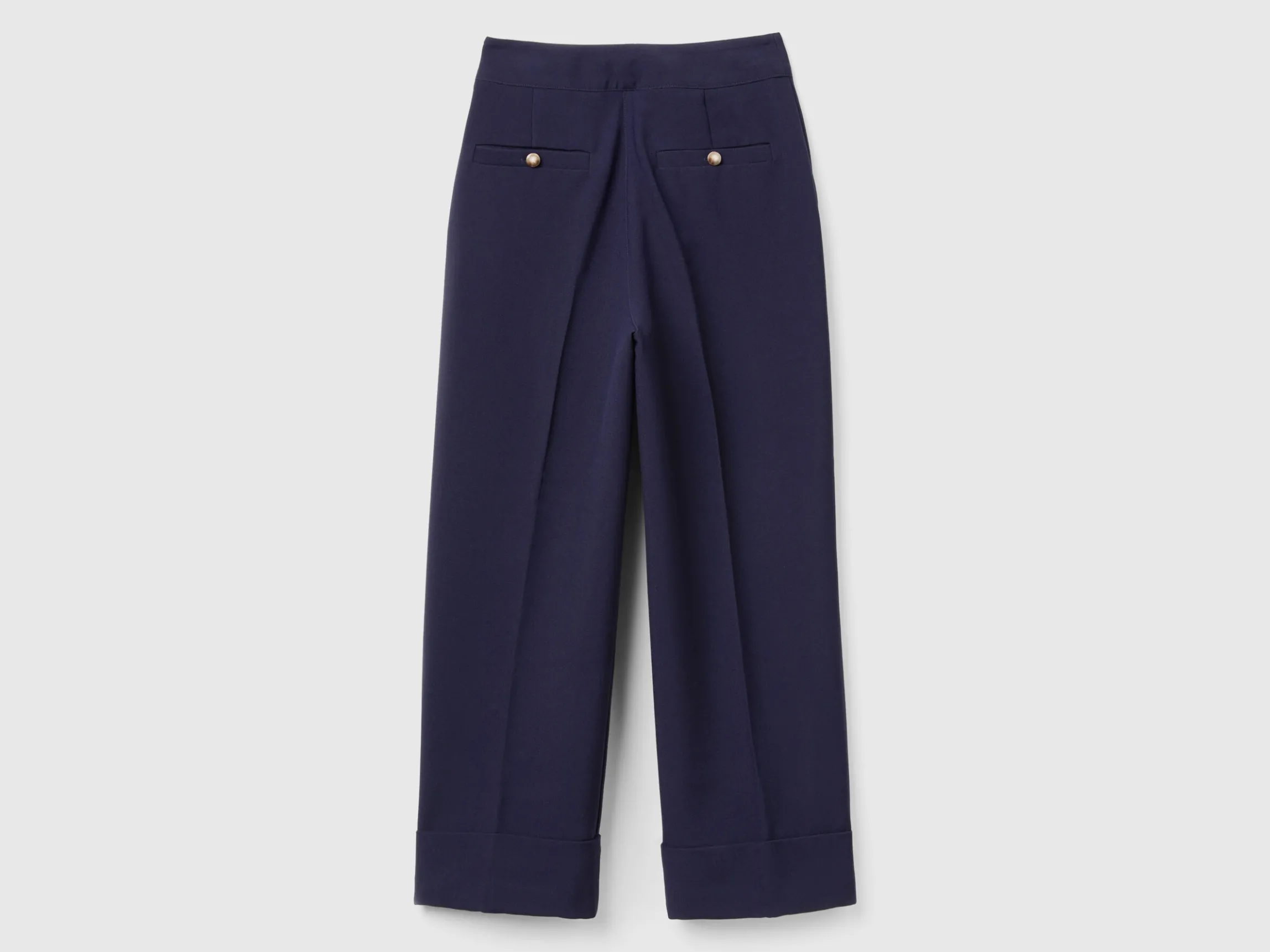Trousers with cuffs